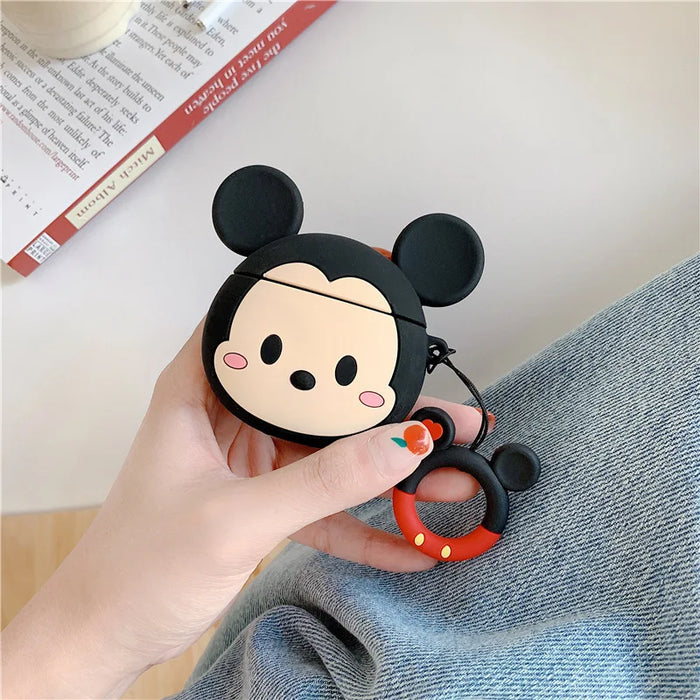 3D Cartoon Silicone Case for Airpods 1 2 3 Pro Wireless Earphone Protective Cover for Airpods Pro2 with Hook