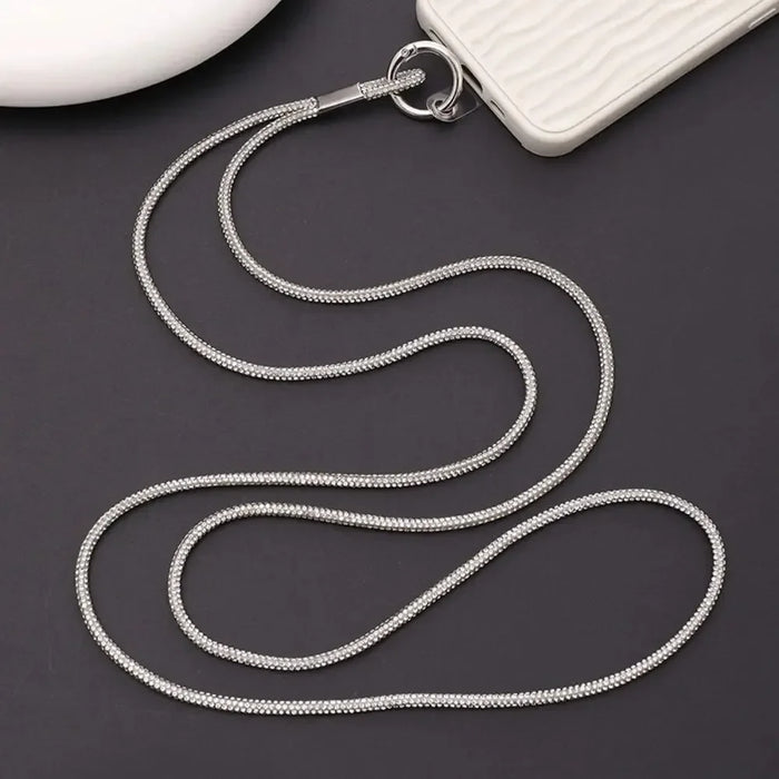 Crystal Rhinestone Phone Lanyard Luxury Bling Bling Bright Diamond Phone Anti-lost Rope Hanging Cord Phone Accessories