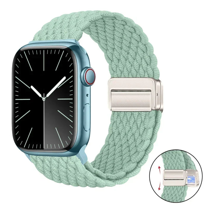 Woven nylon strap For Apple Watch 10 42mm 46mm Ultra 2 49mm 9 8 7 45mm 41mm breathable bracelet For iwatch 6 5 4 3 SE 44mm 40mm