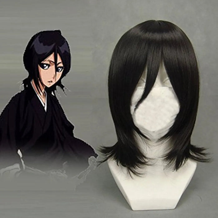 Anime Bleach Costume Kuchiki Rukia Cosplay Rukia Kuchiki Wigs and Kimono Uniform Sets Die Pa Clothes