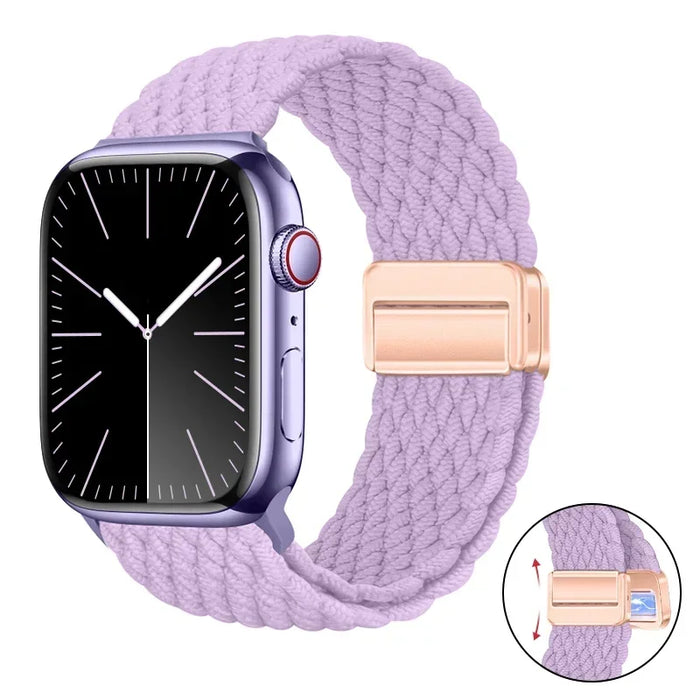 Woven nylon strap For Apple Watch 10 42mm 46mm Ultra 2 49mm 9 8 7 45mm 41mm breathable bracelet For iwatch 6 5 4 3 SE 44mm 40mm