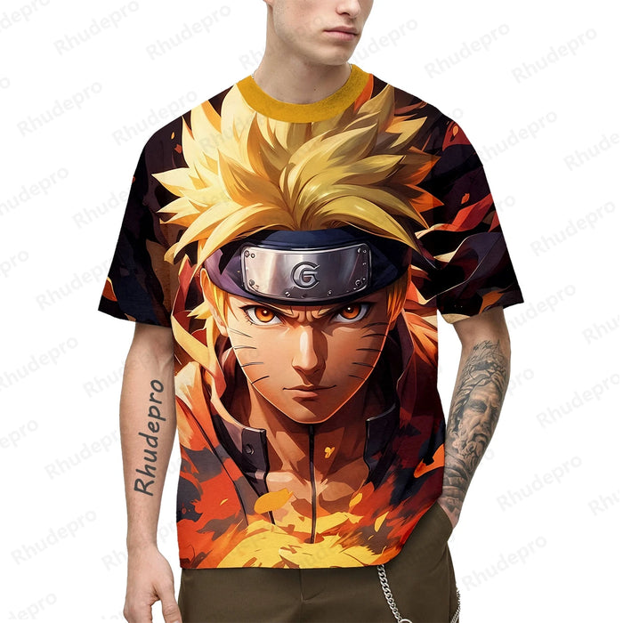 Anime T Shirt For Men Men's Cosplay T-shirt Hip Hop Clothing New Shirts 100-5XL Y2k Clothes Gift Harajuku Style 2024