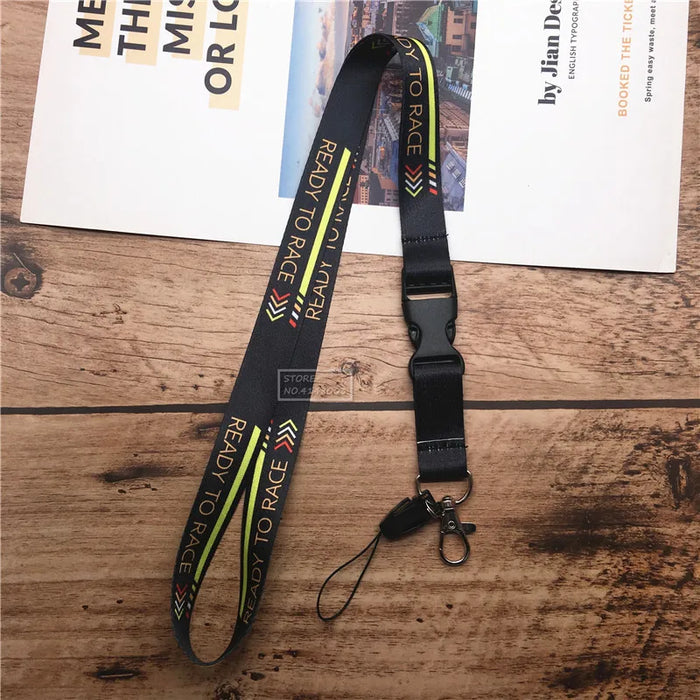 2 in 1 mobile phone lanyard key ring sling badge neckband Keychain anti-lost Badges ID Cell Phone Rope Neck Straps