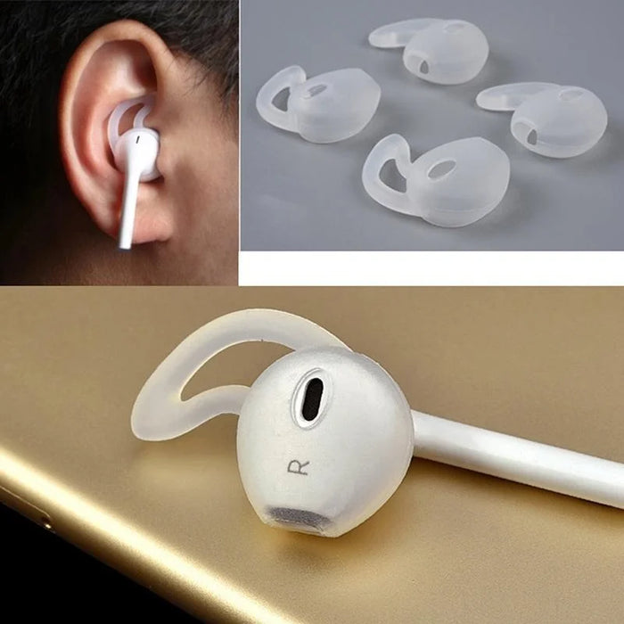 1/3/6Pairs Soft Silicone In-Ear Eartips Case Cover For Apple Airpods Protector Ear Pads Earphone Cup Earpads Anti-slip Earhook