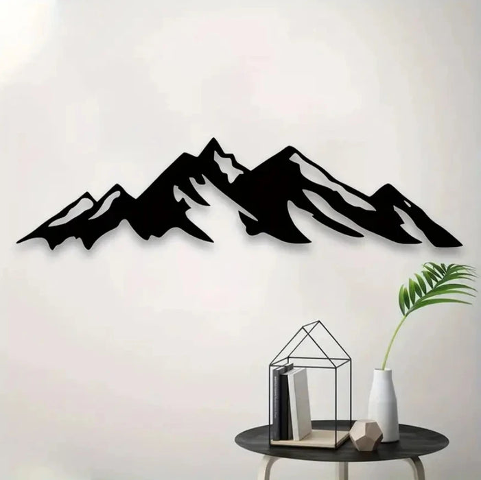 Metal Mountain Wall Art Indoor, Acrylic Wall Decoration, Modern Home Decoration, Wall Art Living Room/Bedroom Decor