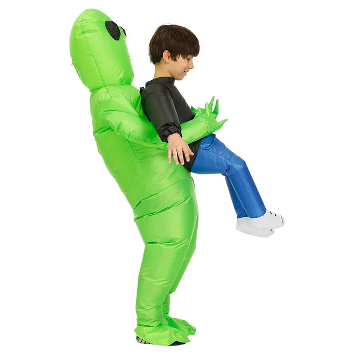 Halloween Adult  Alien Inflatable Costume Kids Boys Girl Christmas Party Cosplay Men Women Funny Suit Dress Anime Fancy Party