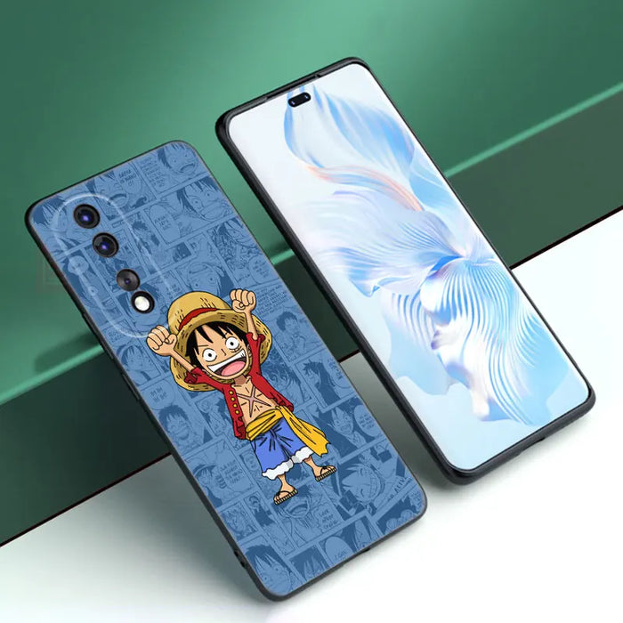 Anime One Piece Luffy Phone Case For Huawei Honor 70 90 Lite X40 GT X50 i X5 Plus X6A X6S X7A X8A X8B X6 X7 X8 X9 4G X9A X9B 5G