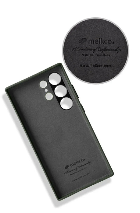 Melkco Premium Genuine Leather Case For Samsung Galaxy S24 Ultra S24 Plus + 5G Cases luxury Fashion Cow Business Phone Cover