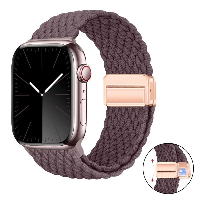 Woven nylon strap For Apple Watch 10 42mm 46mm Ultra 2 49mm 9 8 7 45mm 41mm breathable bracelet For iwatch 6 5 4 3 SE 44mm 40mm