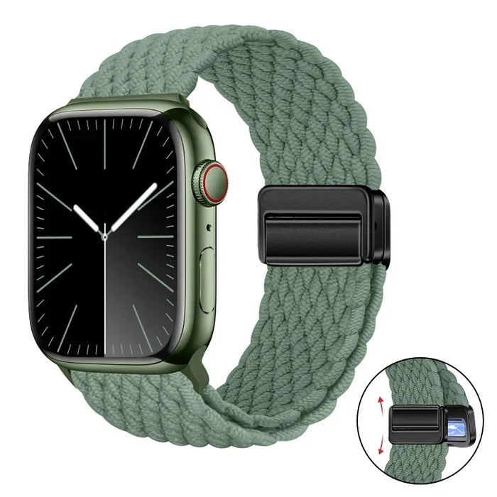 Woven nylon strap For Apple Watch 10 42mm 46mm Ultra 2 49mm 9 8 7 45mm 41mm breathable bracelet For iwatch 6 5 4 3 SE 44mm 40mm