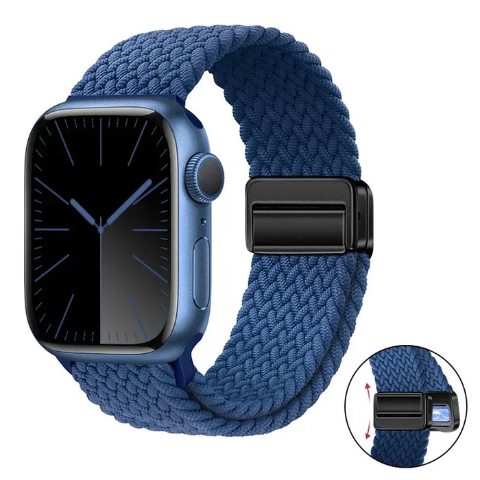 Woven nylon strap For Apple Watch 10 42mm 46mm Ultra 2 49mm 9 8 7 45mm 41mm breathable bracelet For iwatch 6 5 4 3 SE 44mm 40mm