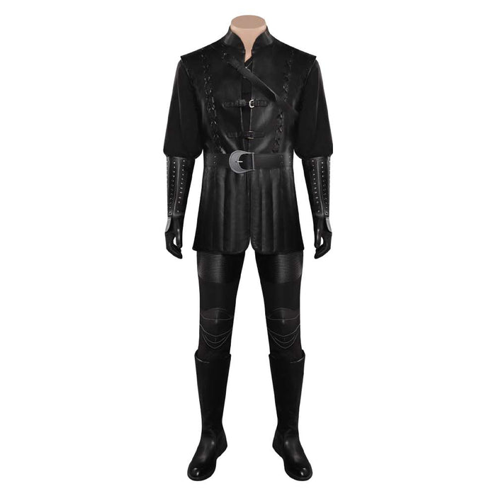 Geralt of Rivia Cosplay Men Witcher Costume Jacket Coat Pants Belt Cloak Outfit For Adult Male Fantasia Halloween Carnival Suit