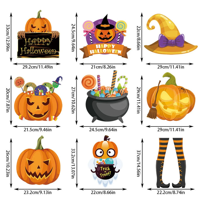 Halloween Party Decoration Pumpkin Magic Hat Door Hanging Ghost Festival Scene Decoration Pendants Happy  Halloween Day 2024