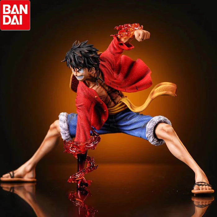 Monkey D. Luffy - 18cm One Piece Luffy Figures Battle Style Action Figures Anime Collection PVC Model Doll Toys Kid Birthday Gifts