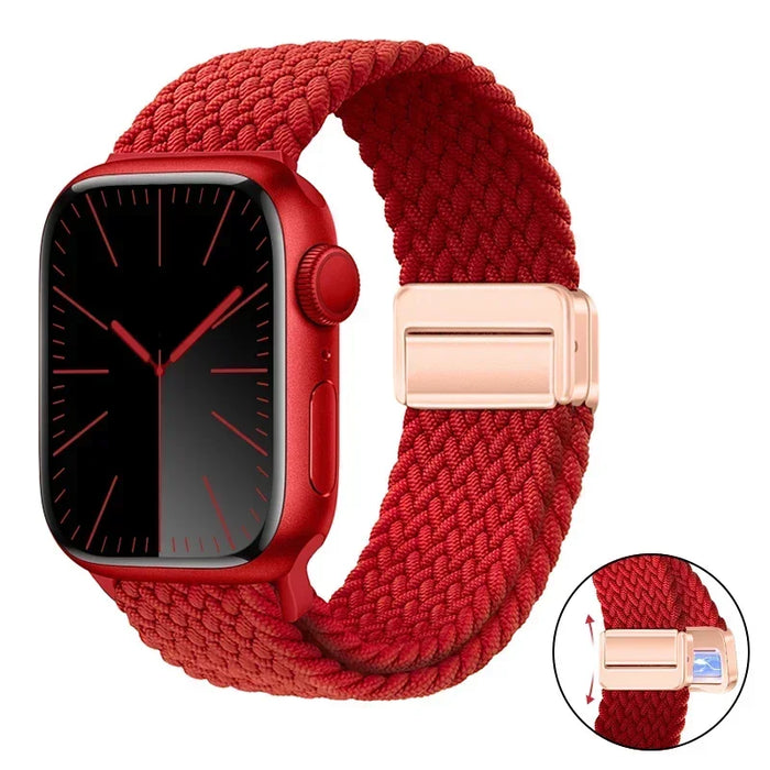 Woven nylon strap For Apple Watch 10 42mm 46mm Ultra 2 49mm 9 8 7 45mm 41mm breathable bracelet For iwatch 6 5 4 3 SE 44mm 40mm