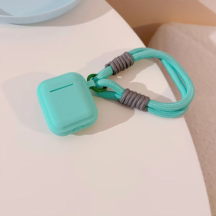 Earphone Case with Lanyard Strap for AirPort Pro 2 2nd Generation Air Pods 3 2 1 3rd Gen Cover Accessories