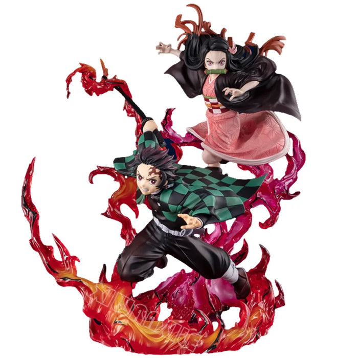 Demon Slayer 24cm Anime Figure Figuarts Zero Nezuko Kamado Action Figure Demon Blood Art Kimetsu No Yaiba Figure Model Doll Toys