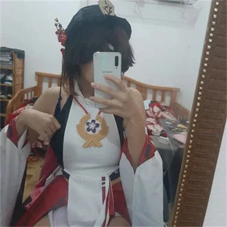 Cosplay Yae Miko Guuji Yae Costume Wig Tail Game Halloween Carnival Women Clothes Sets