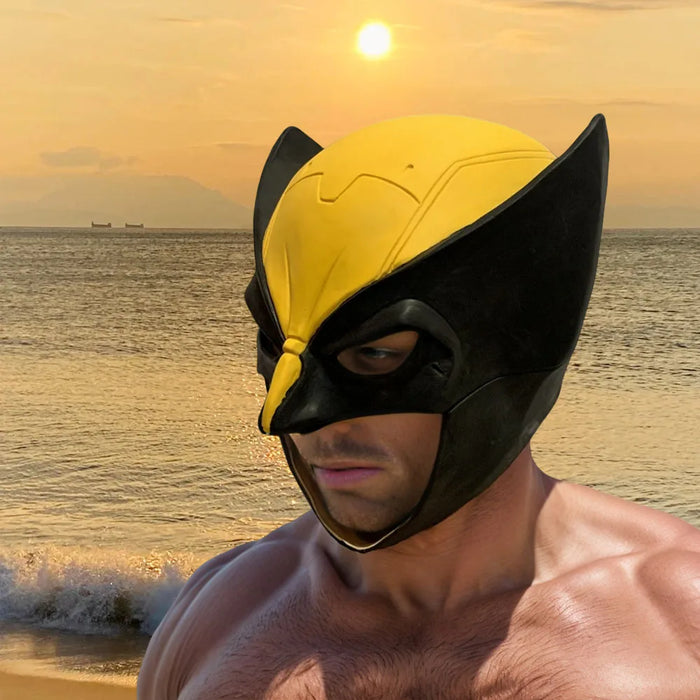 1PC Wolverine Mask James Howlett Latex Full Face Masks Movie Cosplay Wolf Headgear Props