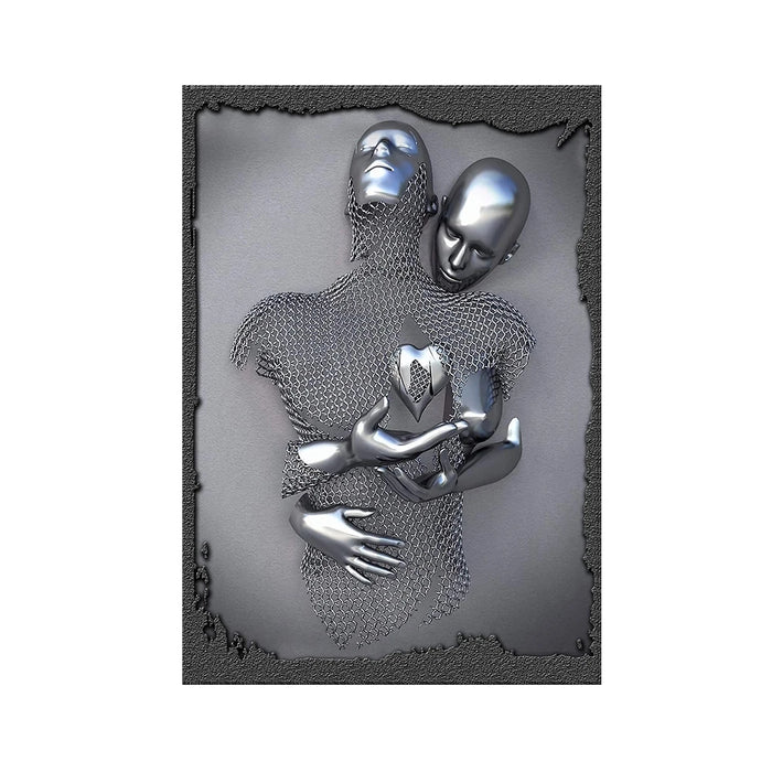 Modern Metal Figure Statue Art Canvas Painting Romantic Abstract Posters and Prints Wall Pictures for Living Room Home Decor