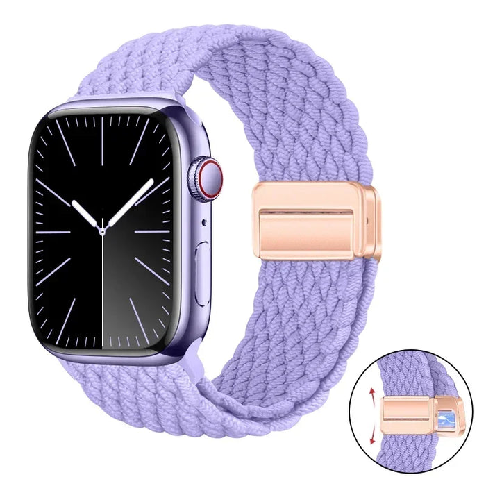 Woven nylon strap For Apple Watch 10 42mm 46mm Ultra 2 49mm 9 8 7 45mm 41mm breathable bracelet For iwatch 6 5 4 3 SE 44mm 40mm