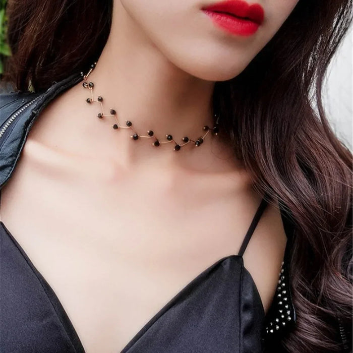 Luxury Imitation Pearl Beads Choker Women Girl Necklaces Fashion Elegance Wedding Bridal Necklace Y2k Jewelry