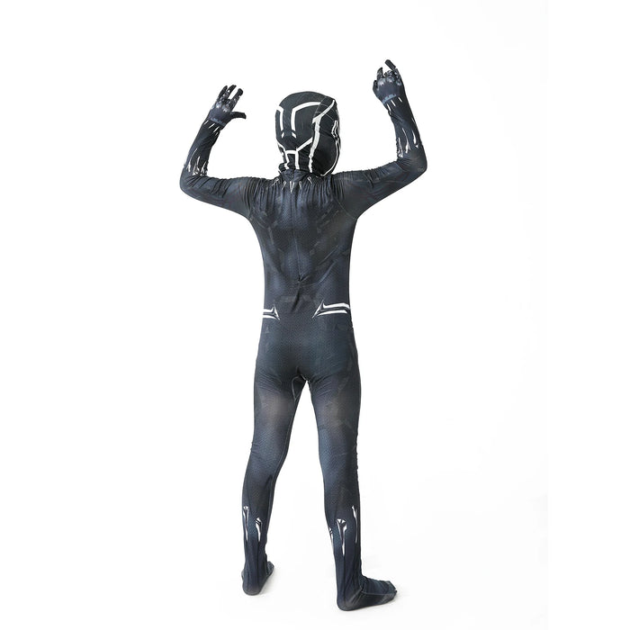 Black Panther - Superhero Kids/Adults Jumpsuits Adults/Children Panther Cosplay Halloween Costume Bodysuits Dress Up New