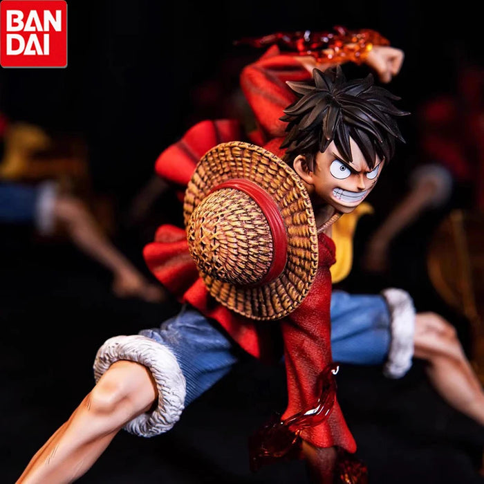 Monkey D. Luffy - 18cm One Piece Luffy Figures Battle Style Action Figures Anime Collection PVC Model Doll Toys Kid Birthday Gifts