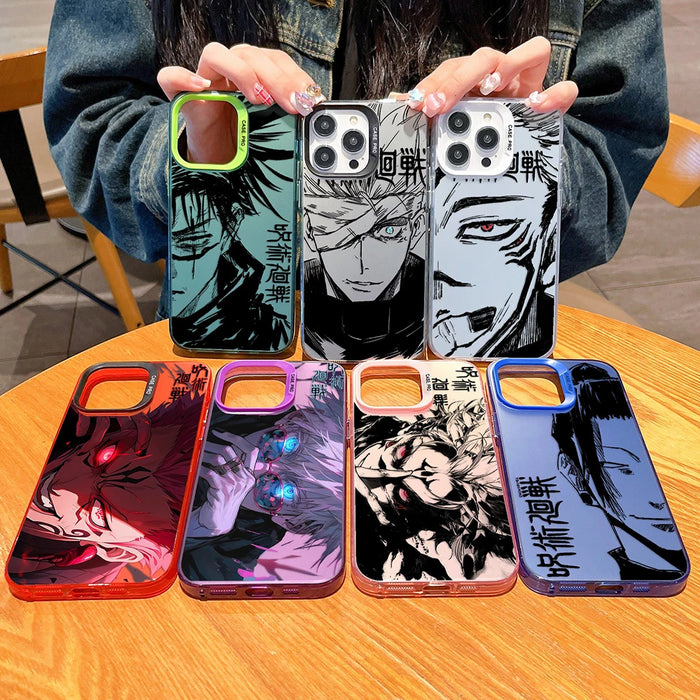 Jujutsu Kaisen Gojo Satoru New Phone Case For iPhone 15 14 13 Pro Max Candy Matte Shockproof Cover