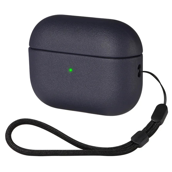 Leather grain Case For AirpPods Pro 2 Case Airpods 4 3 AirPods Pro cover Apple Bluetooth Earphone Accessories Protect Machine