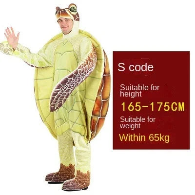 Halloween Turtle Cosplay Costume Set Children's Day Performance Performs Adult Children's Mobilization Animal SeaTurtle Clothing