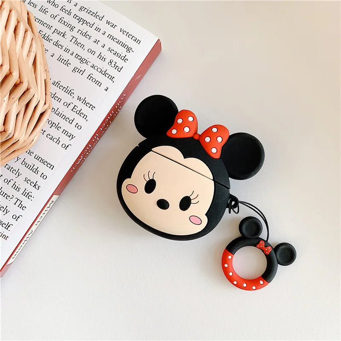 3D Cartoon Silicone Case for Airpods 1 2 3 Pro Wireless Earphone Protective Cover for Airpods Pro2 with Hook