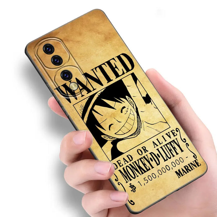 Anime One Piece Luffy Phone Case For Huawei Honor 70 90 Lite X40 GT X50 i X5 Plus X6A X6S X7A X8A X8B X6 X7 X8 X9 4G X9A X9B 5G