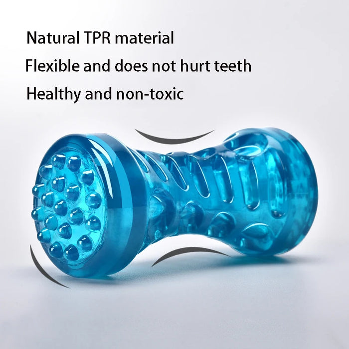 Bite Resistant Dog Toy Toothbrush Bone