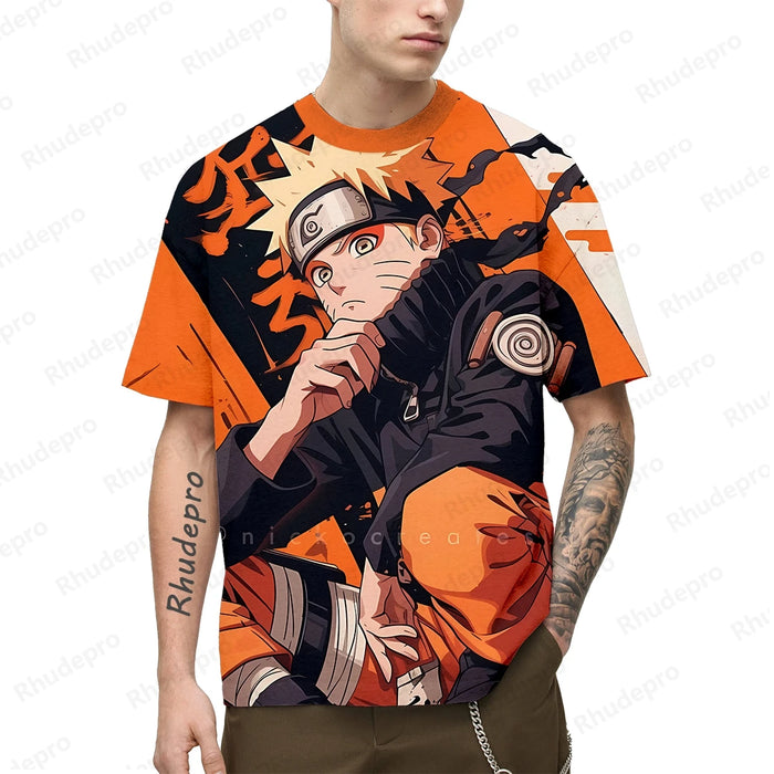 Anime T Shirt For Men Men's Cosplay T-shirt Hip Hop Clothing New Shirts 100-5XL Y2k Clothes Gift Harajuku Style 2024