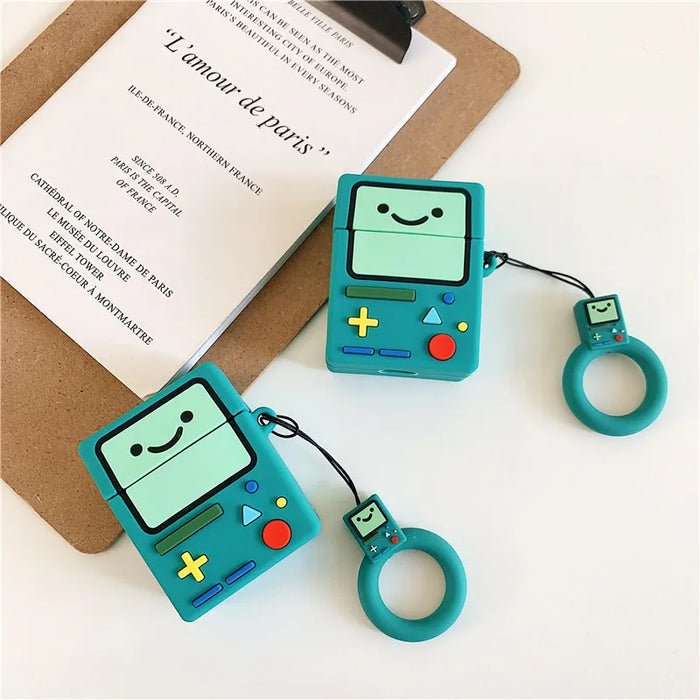 For Samsung Galaxy Buds pro Buds Live Buds 2 Buds2 pro Charging Box Cute Cartoon Games console Silicone earphone Case with Ring