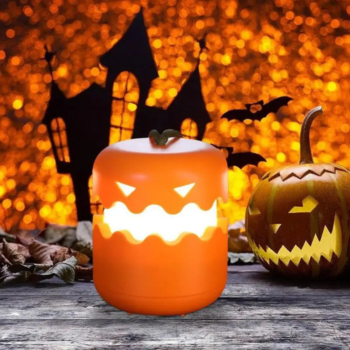 Jack O Lantern Lightweight Foldable Pumpkin Night Light Portable Halloween Decorations 360 Degree Beam Angle Pumpkin Decorations