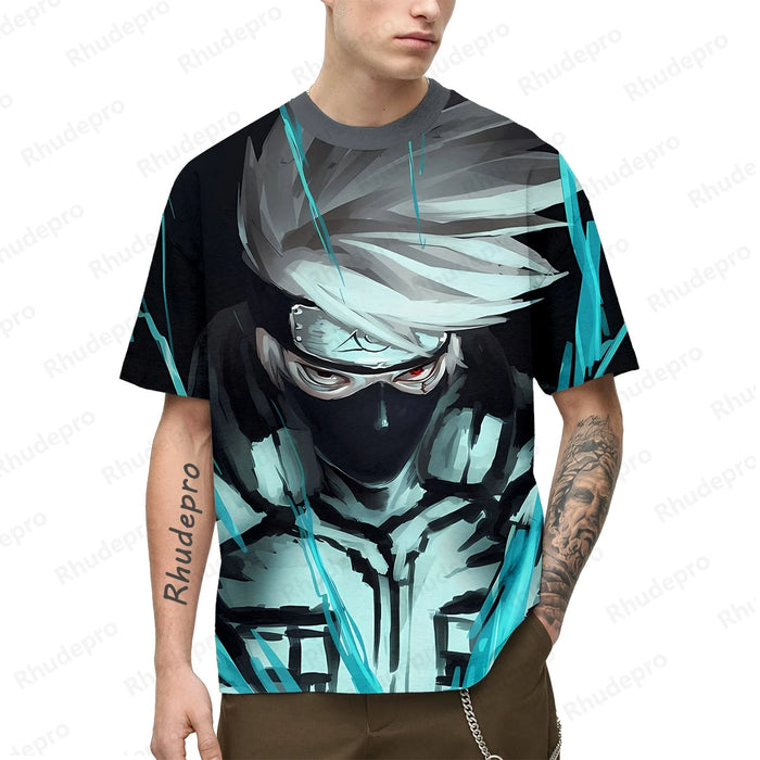 Anime T Shirt For Men Men's Cosplay T-shirt Hip Hop Clothing New Shirts 100-5XL Y2k Clothes Gift Harajuku Style 2024