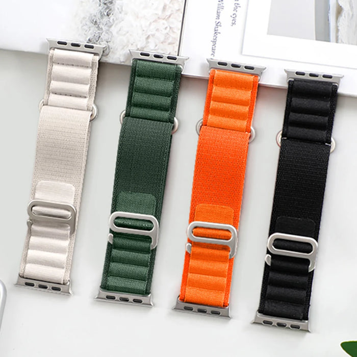 Alpine Band for Apple Watch Strap Ultra 49mm 45mm 44mm 40mm 41mm 42mm 46mm Nylon Correa Bracelet iWatch Series 9 8 10 SE 4 7 6 5