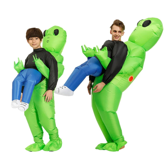 Halloween Adult  Alien Inflatable Costume Kids Boys Girl Christmas Party Cosplay Men Women Funny Suit Dress Anime Fancy Party