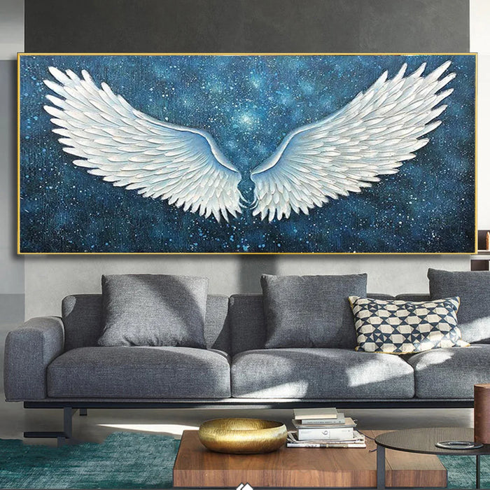 Abstract Canvas Paintings Angel Wings Golden Wall Art Canvas Posters And Prints Wing Pictures For Living Room Home Decor Cuadros