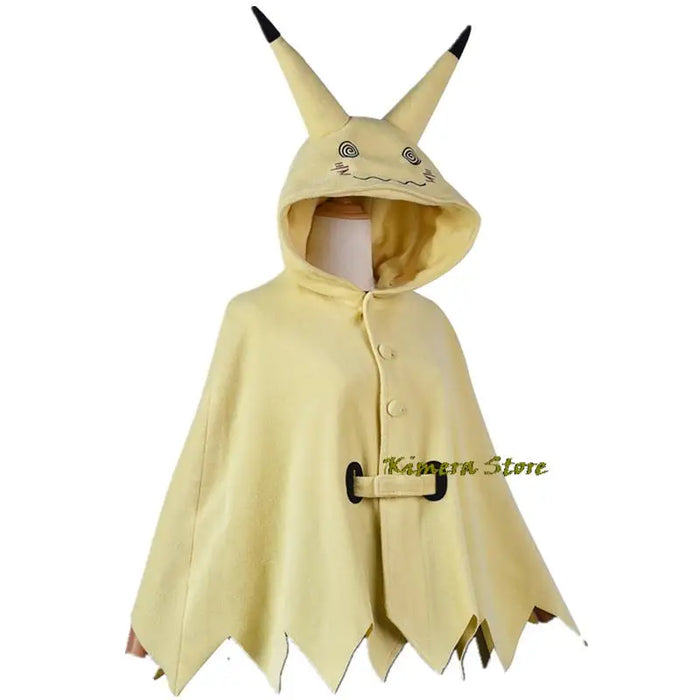 Mimikyu Cartoon Suit Women Pajama Anime Cloak Dress Costume Halloween Cloak for Adults Cute Pajamas