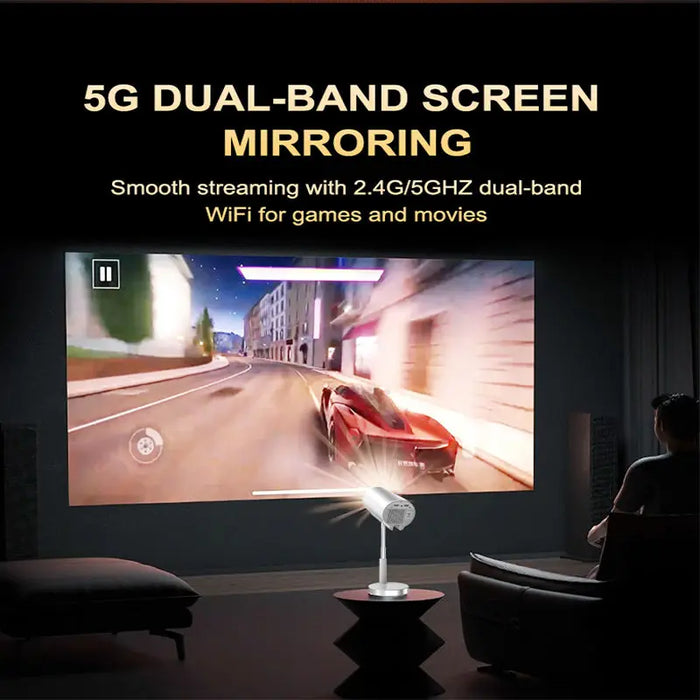 ATB Home Theater Project 4K High Brightness HD TV Portable with LED Lamp Android 9 System 2024 hot selling produce TS-3