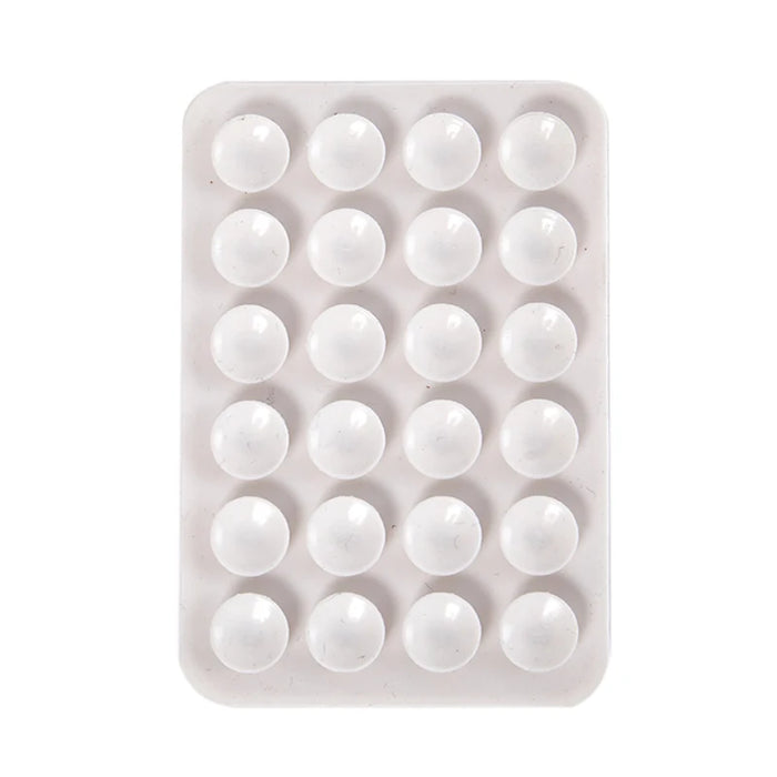 Silicone Suction Pad For Mobile Phone Fixture Suction Cup Backed Adhesive Silicone Rubber Sucker Pad For Fixed Pad