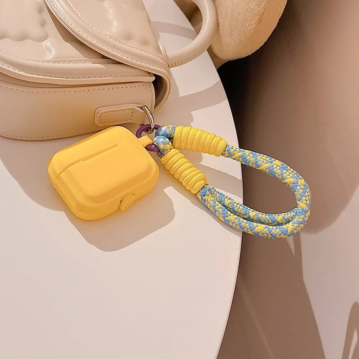 Earphone Case with Lanyard Strap for AirPort Pro 2 2nd Generation Air Pods 3 2 1 3rd Gen Cover Accessories