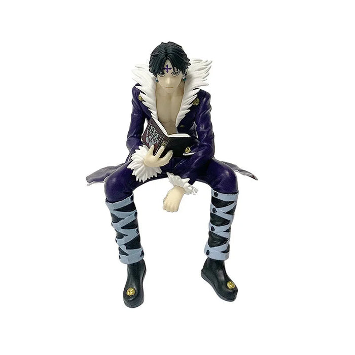 13.5CM Anime HUNTER×HUNTER Hisoka Noodle Press Killua Zoldyck GON·FREECSS Sitting Model Toy Gift Collection Action Figure PVC