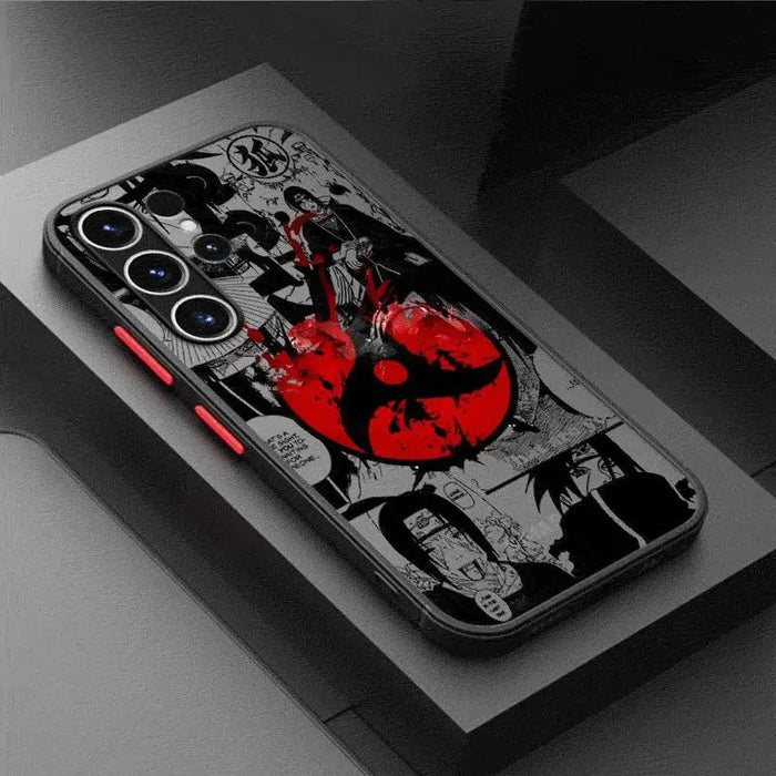 Narutos-ITACHIs Matte Case For Samsung Galaxy S24 S22 S23 S20 S21 FE S10 Plus Capa Note 20 Ultra 10 Lite Phone Fundas