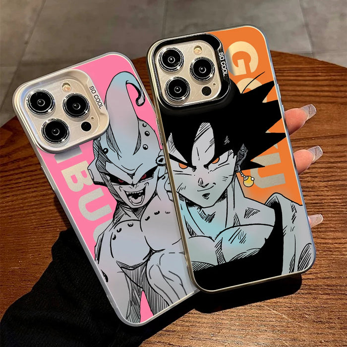 Anime Dragons Balls Gokus Phone Case For iPhone 16 15 14 13 12 11 Pro Max XSMAX Candy Matte Shockproof Back Cover