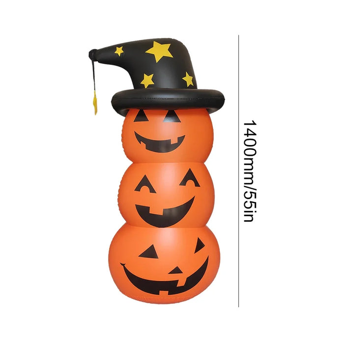 Halloween Standing Inflatable Pumpkin Windproof Stacked Pumpkins Festival Theme Party House Outdoor Courtyard Tumbler Toy Props