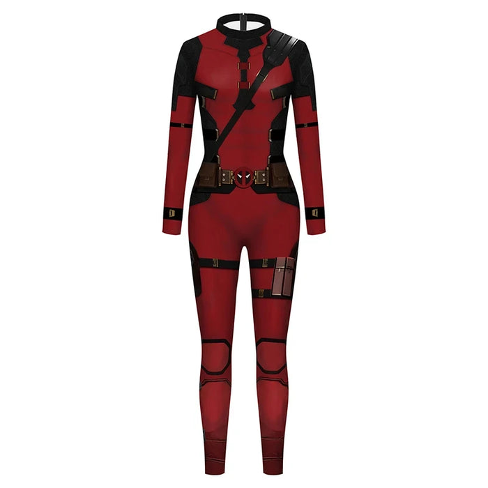 Superhero Wolverine Deadpool Halloween Costume for Adults Kids Three Claws Wolverine Spandex Zentai Superhero Bodysuit Jumpsuit